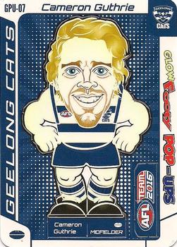 2016 Team Zone AFL Team - Glow Footy Pop-Ups #GPU-07 Cameron Guthrie Front